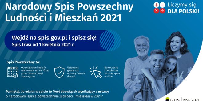 plakat reklamujący NSP2021
